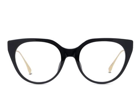 fendi brille schwarz gold|Fendi Phoenix Saks.